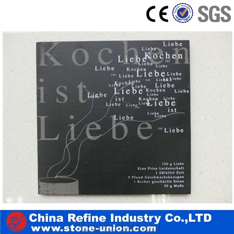 Export Black Slate Dish, Professional Plate Manufacturer,Black Slate Food Plates, Black Slate Cup Plates,Black Slate Plate for Cooking, Slate Dishes for Kitchen