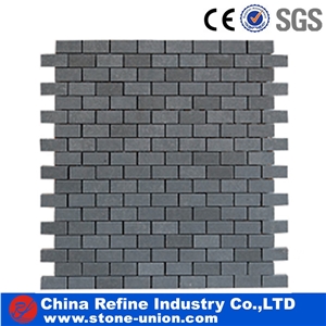 Exterior Basalt Mosaic Wall Tiles, Hainan Grey Stone Mosaic,Polished Basalt Wall Mosaic,Basalt Pattern, Basalt Tile & Slabe, Flooring & Wall Tile