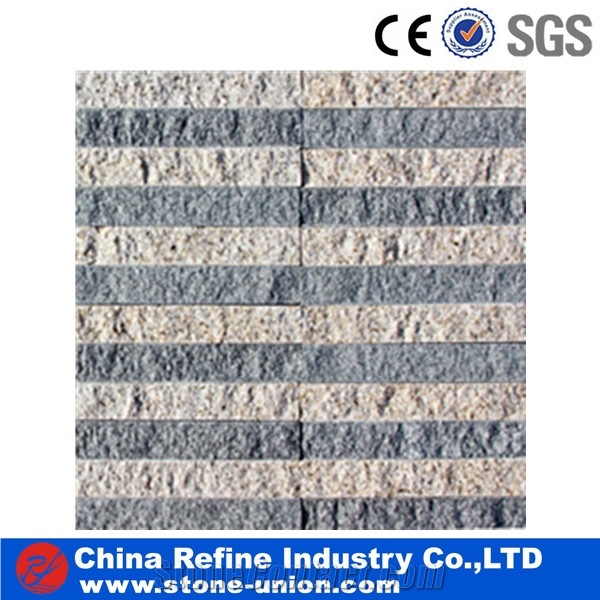 G682 Granite 40x40x2cm Pavers on Mesh Cheap, Granite Pavers, Granite Stone Paving Stone Pattern Design