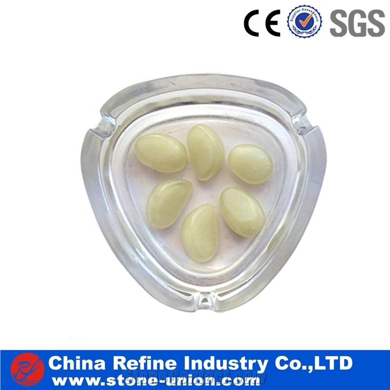 Glow White Pebble for Garden Landscaping