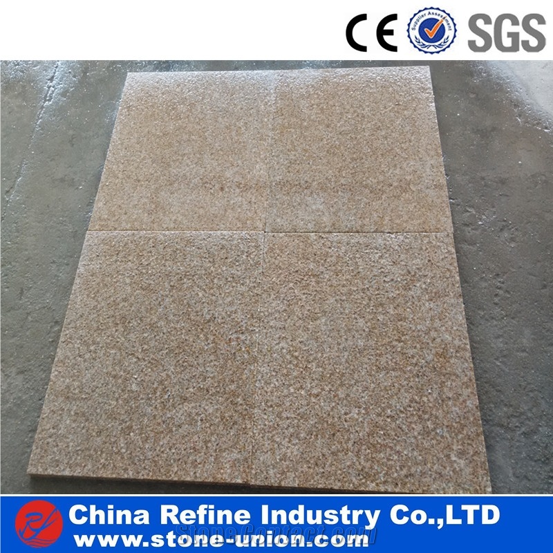 Golden Phoenix Yellow Granite Tiles , Golden Granite Flooring Paving,Phoenix Golden Brown Granite Slabs & Tiles,Thera Gold Granite