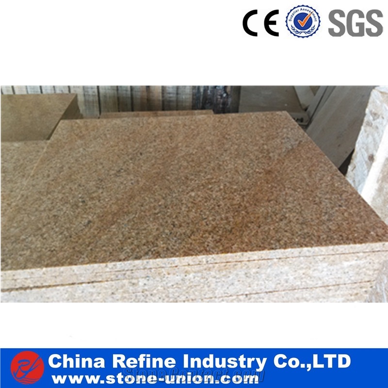 Golden Phoenix Yellow Granite Tiles , Golden Granite Flooring Paving,Phoenix Golden Brown Granite Slabs & Tiles,Thera Gold Granite