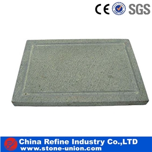 Green Lava Cooking Stone Grey Volcanic Basalt Kitchen Accessories , Customized Stone Cookware , Kichen Accessories for Cooking