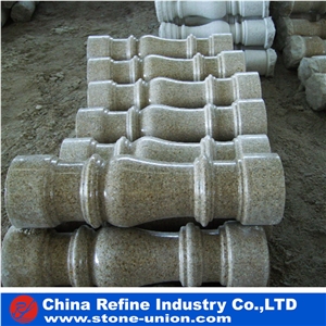 Grey Granite Pillar, G603 Granite Balustrade,Decorative Pillar ,Wedding Column,Stone Column