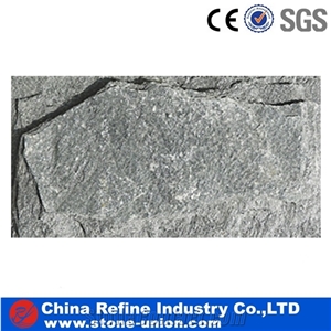 Grey Mushroom Stone for Wall Cladding, Grey Mushroom Wall Tile,Grey Slate Split Surface Mushroomed Wall Stones Cladding