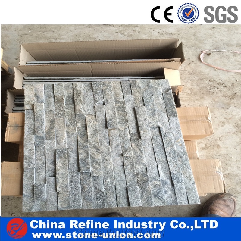 Grey Slate Culture Stone from China , Natrual Grey Slate Wall Cladding,Split Surface Natural Slate