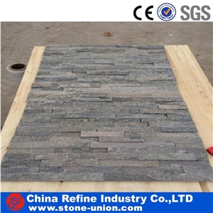 Grey Slate Culture Stone from China , Natrual Grey Slate Wall Cladding,Split Surface Natural Slate
