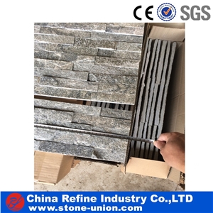 Grey Slate Culture Stone from China , Natrual Grey Slate Wall Cladding,Split Surface Natural Slate