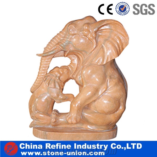 Hand Carved White Marble Elephant Stone Sculpture,Marble Hand Carved Stone Animals,Pure White Western Statues,Religious Statues