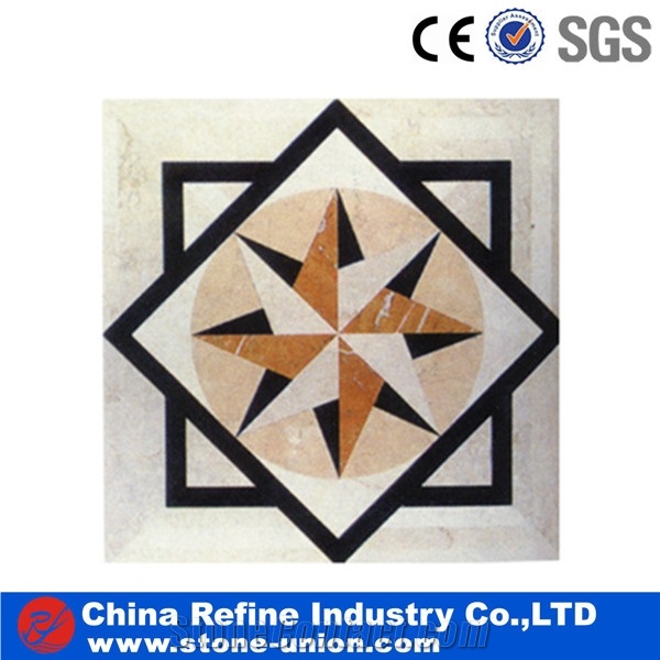 High Quality Marble Medallion Design&Round Mosaic , Marble Medallions & Waterjet Tiles , Marble Flooring Paving Stone & Lobby Tiles
