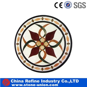 High Quality Marble Medallion Design&Round Mosaic , Marble Medallions & Waterjet Tiles , Marble Flooring Paving Stone & Lobby Tiles