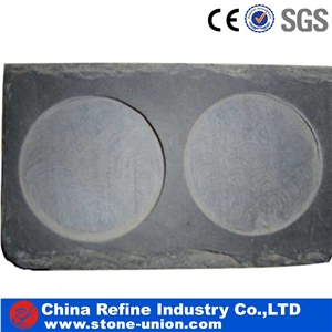 Hot Slate Dish, Various Tableware in Hot Sale, Cheap Dishes,Popular Slate Serving Plates，Black Slate Dinner Tableware Plates