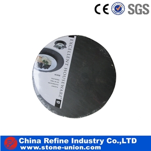 Hot Slate Dish, Various Tableware in Hot Sale, Cheap Dishes,Popular Slate Serving Plates，Black Slate Dinner Tableware Plates
