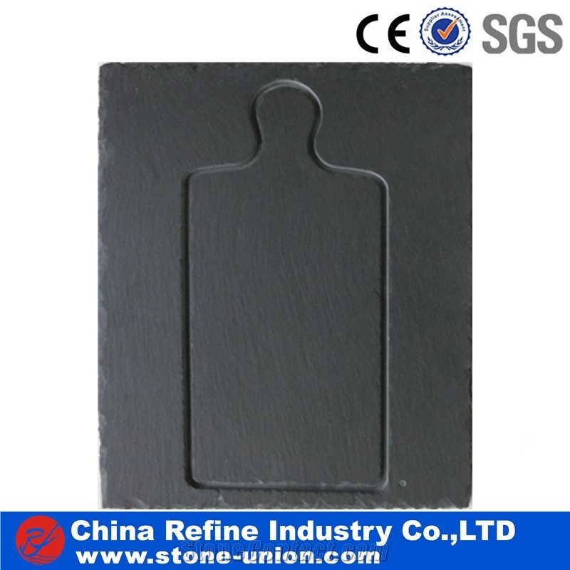 Hot Slate Dish, Various Tableware in Hot Sale, Cheap Dishes,Popular Slate Serving Plates，Black Slate Dinner Tableware Plates