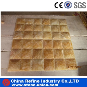 Latest and Cheapest Rosin Jade Stone Mosaic, Polished Newest Yellow Onyx Mosaic, Popular Jade Mosaic,Yellow Onyx Mosaic,Polished Onyx Mosaic
