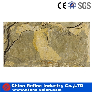 Light Green Building Mushroom Stone, Mushroom Wall Cladding , Slate Wall Tiles & Slate Stone Mushroom Cladding