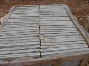Lowest White Mushroom Wall Stones, White Quartz Mushroom Stone,Lowest Quartz Wall Stones, White Quartzite Mushroom Stone
