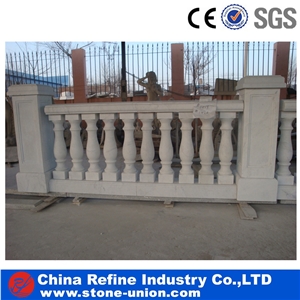 Modern Pillar Designs, Wholesale White Marble Palisade, Garden Ornament,China White Marble Stone Bridges,Guangxi White Marble Garden Boulders