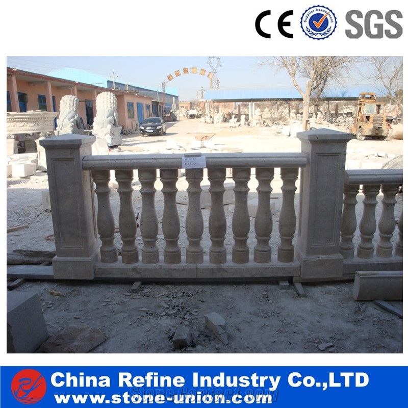 Modern Pillar Designs, Wholesale White Marble Palisade, Garden Ornament,China White Marble Stone Bridges,Guangxi White Marble Garden Boulders