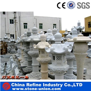 Natural Granite Japanese Garden Stone Lantern,Natural Stone Grey Granite Lanterns,Antique Japanese Stone Lantern,Garden Outdoor Granite Lantern
