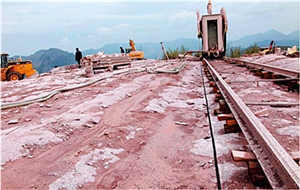 Natural Split 4 Edges Chinese Red Porphyry Cube Stone & Paver, Granite Paving Stone, Driveway Paving Cube Stone
