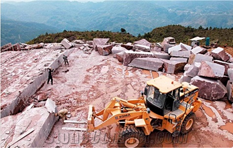 Natural Split 4 Edges Chinese Red Porphyry Cube Stone & Paver, Granite Paving Stone, Driveway Paving Cube Stone