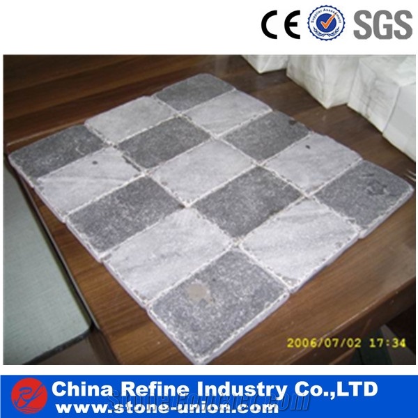 Natural Split Blue Stone Slabs & Tiles, China Bluestone, Shandong Blue Limestone Tile, Natural Limestone 30x30 Tiles for Sale, Blue Stone Covering