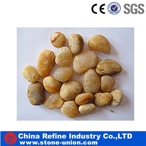 Natural Yellow Pebble Stone, China River Stone, Yellow Natural Driveway Stone, Cobbles Wholesale Natural Yellow Pebble Stone, China River Stone, Yellow Natural Driveway Stone, Cobbles Wholesale