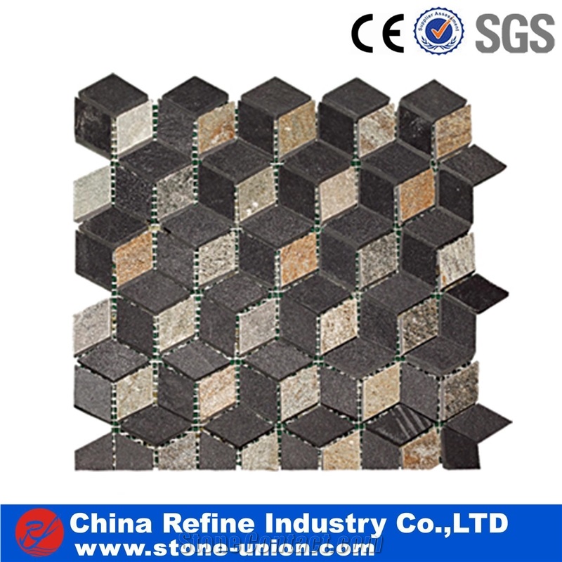 New Design Fashion Mosaic for Decoration, Floor Mosaic Tile Pattern