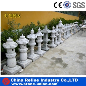 New Design Japanese Stone Lanterns, Grey Granite Lanterns,Stone Lantern Sculpture,China Grey Granite Lanterns,Japanese Style Outdoor Stone Lanterns,Handcarved Garden Lamps