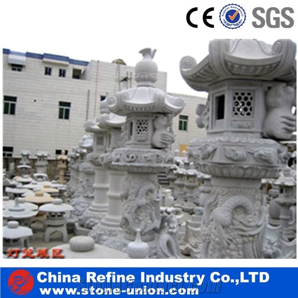 New Design Japanese Stone Lanterns, Grey Granite Lanterns,Stone Lantern Sculpture,China Grey Granite Lanterns,Japanese Style Outdoor Stone Lanterns,Handcarved Garden Lamps
