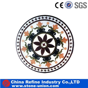 New Fashaion Marble Waterjet Inlay Medallion,Round Waterjet Inlay Patterns & Medallions,Marble Floor Medallions Patterns