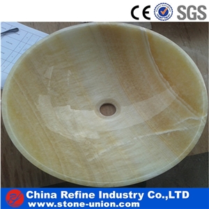 Pink Onyx Basin, Bathroom Onyx Pink Sinks,Natural Luxary Round Stone Sink,Above Countertop Sink,Decorative Onyx Stone Basins,Cheap Bowls & Nature Stone Sinks, Wholesale Wash Basins