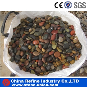 Pink Pebblestone from China Factory , Pink Gravel Stone,Use for Paving ,Decoration ,Landscape Natural Stone