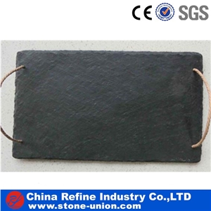 Premium Tableware for Party, Western Style Slate Dish , Black Table Accessories , Stone Trays