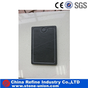 Premium Tableware for Party, Western Style Slate Dish , Black Table Accessories , Stone Trays