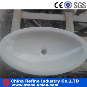 Pure White Round Hand Wash Basin , White Marble Wash Sinks with Holes,Vessel Sinks,Pedestal Basins,Bathroom Sinks,Hotel Pedestal Basins,Round Basins,Round Sinks