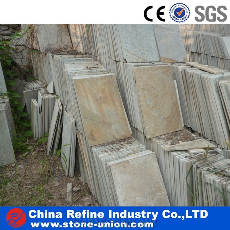 Rectangular Rusty Slate Natural Surface Cultured Stone, China Rusty Brown Slate Cultured Stone, Wall Cladding, Stacked Stone Veneer, Manufactured Stone Veneer