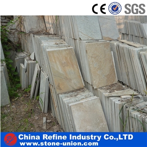 Rectangular Rusty Slate Natural Surface Cultured Stone, China Rusty Brown Slate Cultured Stone, Wall Cladding, Stacked Stone Veneer, Manufactured Stone Veneer
