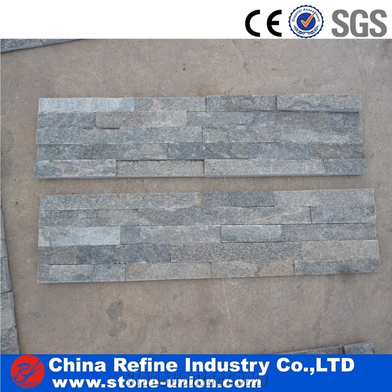 Rectangular Rusty Slate Natural Surface Cultured Stone, China Rusty Brown Slate Cultured Stone, Wall Cladding, Stacked Stone Veneer, Manufactured Stone Veneer