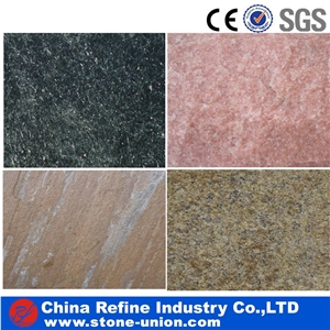 Rusty and Natural Quartzite Exporter , Natural and Popular Quartzite for Wall Panel,Ndoor and Outdoor Landscaping Building Paving Stone Pattern