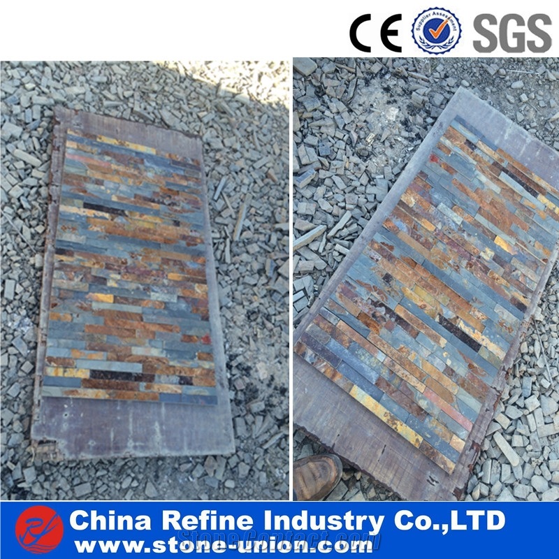 Rusty Slate Culture Stone Sale Natural Surface, Rusty Wall Tiles, Manufactured Stone Veneer,Ledge Stone Facade,Ledgedstone Veneer,Ledge Stone Wall Panels