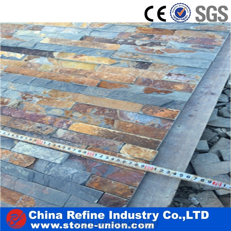 Rusty Slate Culture Stone Sale Natural Surface, Rusty Wall Tiles, Manufactured Stone Veneer,Ledge Stone Facade,Ledgedstone Veneer,Ledge Stone Wall Panels