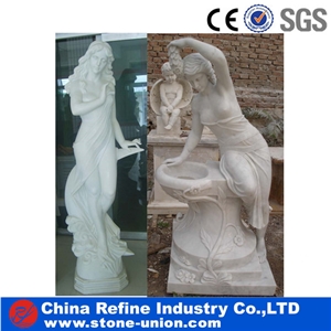 Western Style Figure Statue Marble Sculpture,Western Style Human Handcarved Sculptures