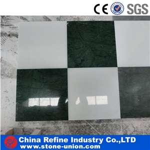 White and Black Marble Medallion Polished Surface,Water Jet Medallions Inlay Flooring Tiles, Customized White Bottom Marble Flooring Paving Tiles