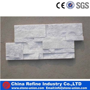 White Slate Cultured Stone White Stone Veneer 60x15cm