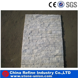 White Stone Cultured Stone Wall Panels with Factory Price , Culture Ledge Stone,Wall Cladding, Stacked Stone Veneer, Corner Stone Clearance