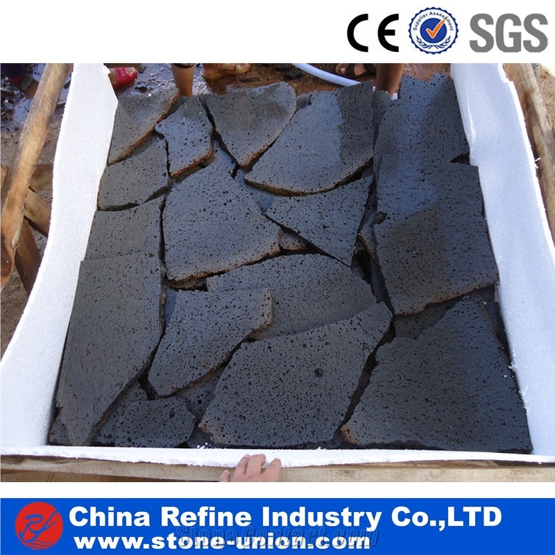 Wholesale Basalt Floor Tiles with Cheap Price, Black Basalt for Construction,Sawn 400 Grit with Cats Paws Tiles, China Black Basalt Floor Tiles