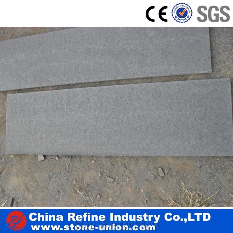 Wholesale Basalt Floor Tiles with Cheap Price, Black Basalt for Construction,Sawn 400 Grit with Cats Paws Tiles, China Black Basalt Floor Tiles