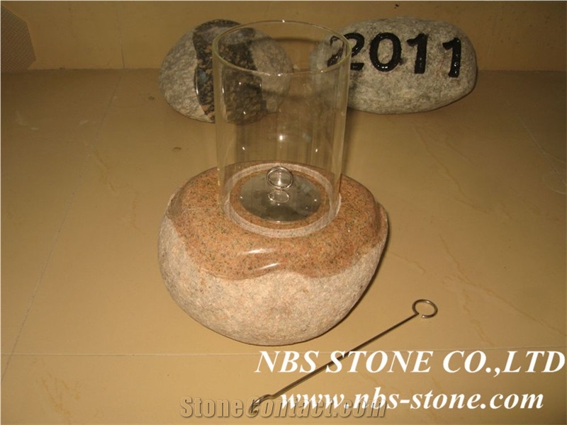 G654 Granite Natural Stone Oil Lanterns,China Fujian Black Natural Stone Oil Lanterns